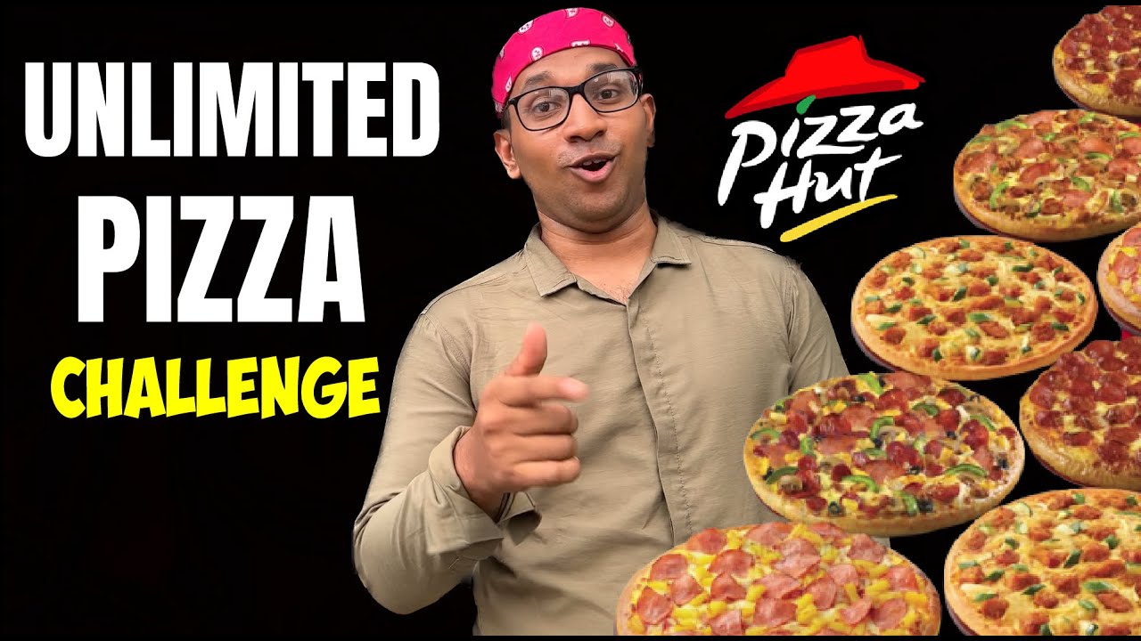 UNLIMITED PIZZA FOR 30 MINUTES PIZZA HUT CHALLENGE YouTube