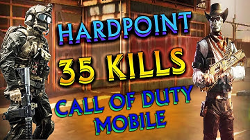 HARDPOINT VICTORY IN RUST MAP WITH 35 KILLS COD MOBILE