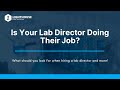 Is your lab director doing their job