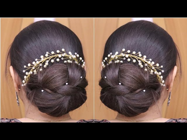 If you are in a hurry, try this stylish juda bun. prepared very quickly and  ready to go only 1 minute efforts hairstyle juda - video Dailymotion