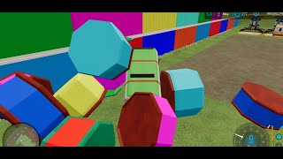 Mini Car Buried by Giant Blocks in Running to Infinity screenshot 1