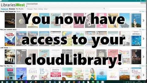 How-to: CloudLibrary on PC