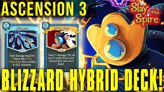 BLIZZARD HYBRID DECK! - ASCENSION MODE 3 THE DEFECT [Slay The Spire]