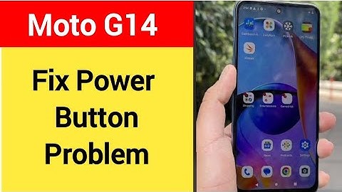 How to fix power button problem Moto G14, how to fix auto restart problem