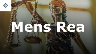 Mens Rea | Criminal Law