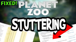 Fix Planet Zoo FPS Drops & Stutters (100% FIX)