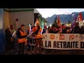 Manifestation Retraite aux Flambeaux Albertville 3 février 2023