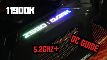 EVGA Z590 DARK BIOS Overview & Overclocking Guide