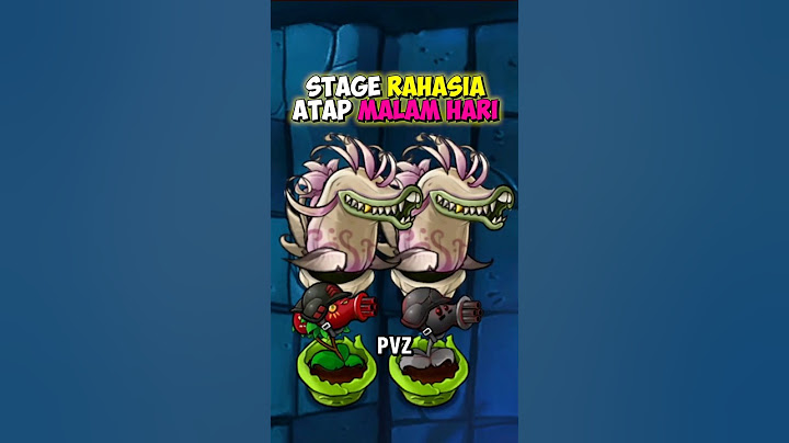 STAGE RAHASIA ATAP MALAM HARI 😱 3 JAM Main di Mode ini Aja baru bisa UNLOCK 🤫 #pvz  #pvzfusion