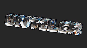 !Creating Glass Text with Dispersion Effect in Blender #3dmodeling