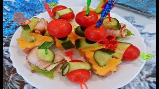 НОВОГОДНИЙ СТОЛ 2019- КАНАПЕ - ЯРКИЕ КРАСКИ НОВОГОДНИЙ СТОЛ 2019- КАНАПЕ - ЯРКИЕ КРАСКИ