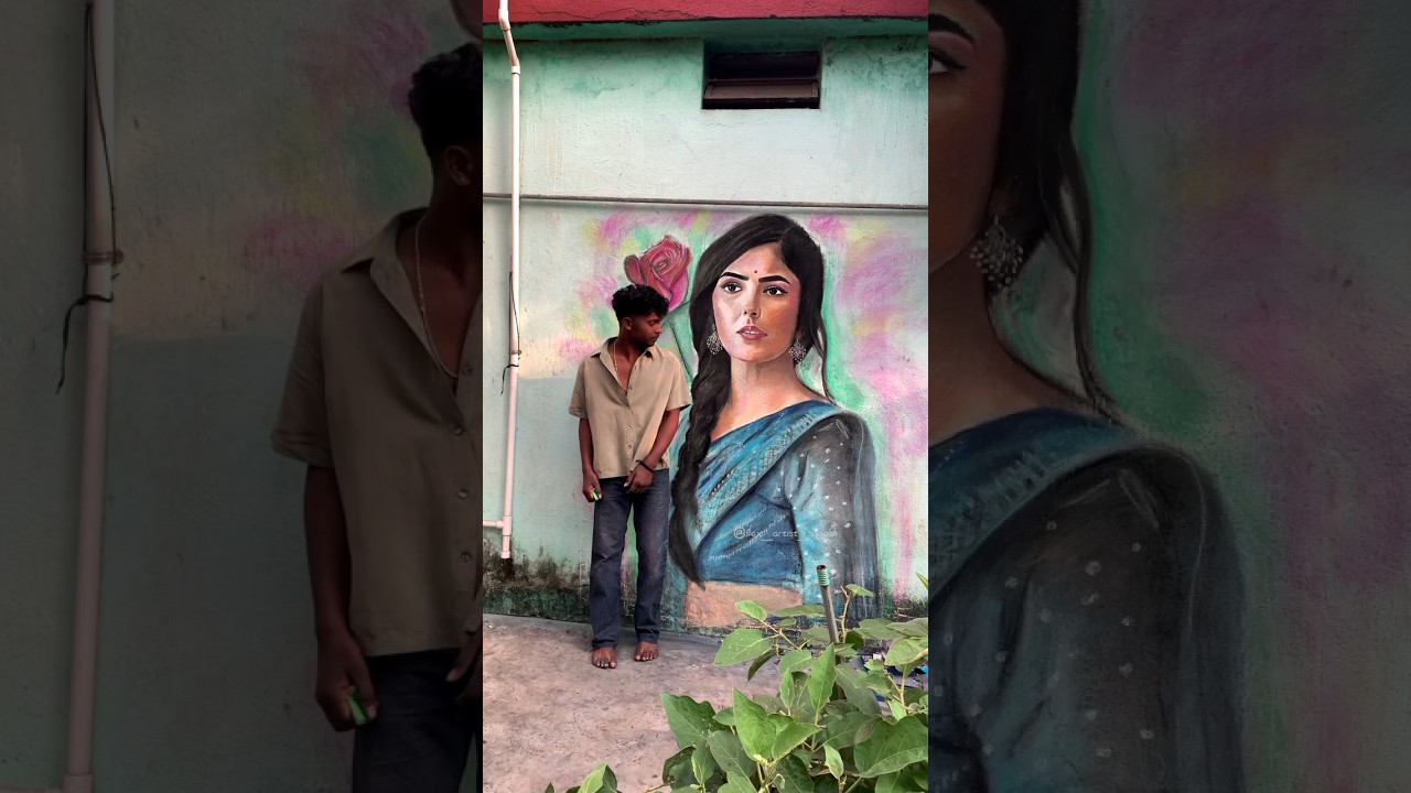 Chalk art 🎨🖌️ happy valentine's day 