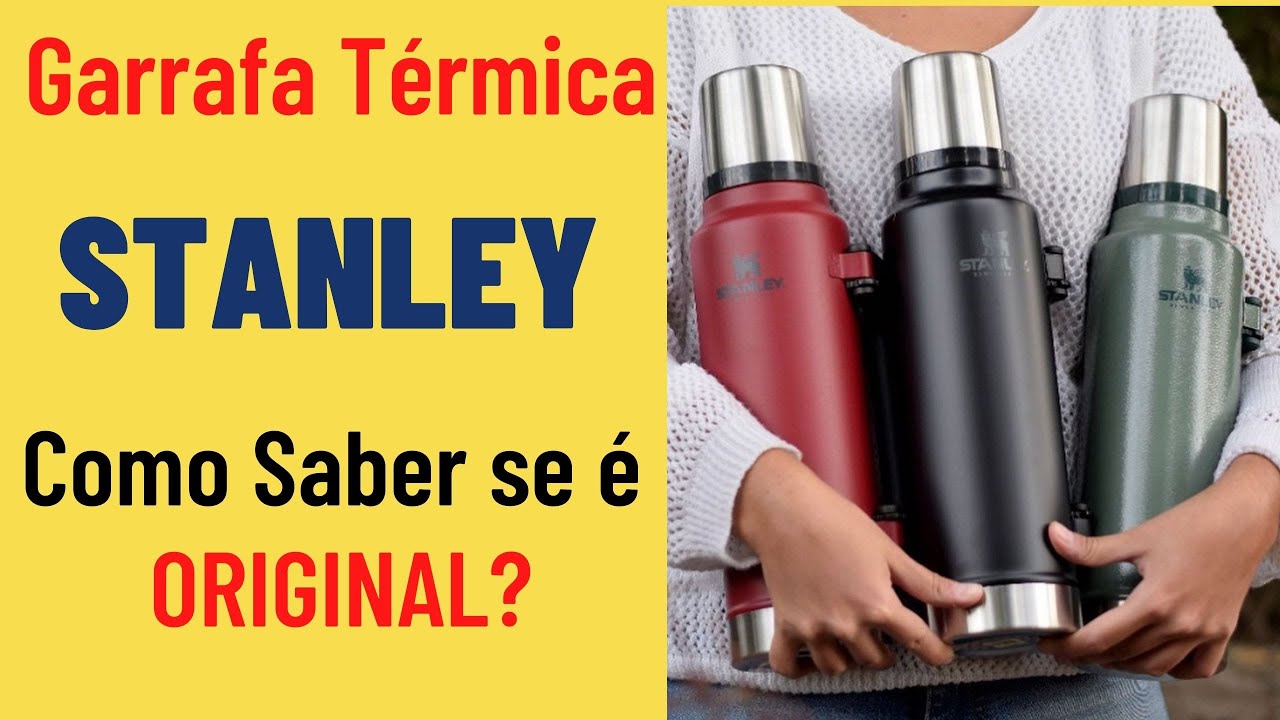 Como Saber se a Garrafa Térmica STANLEY é Original? - YouTube