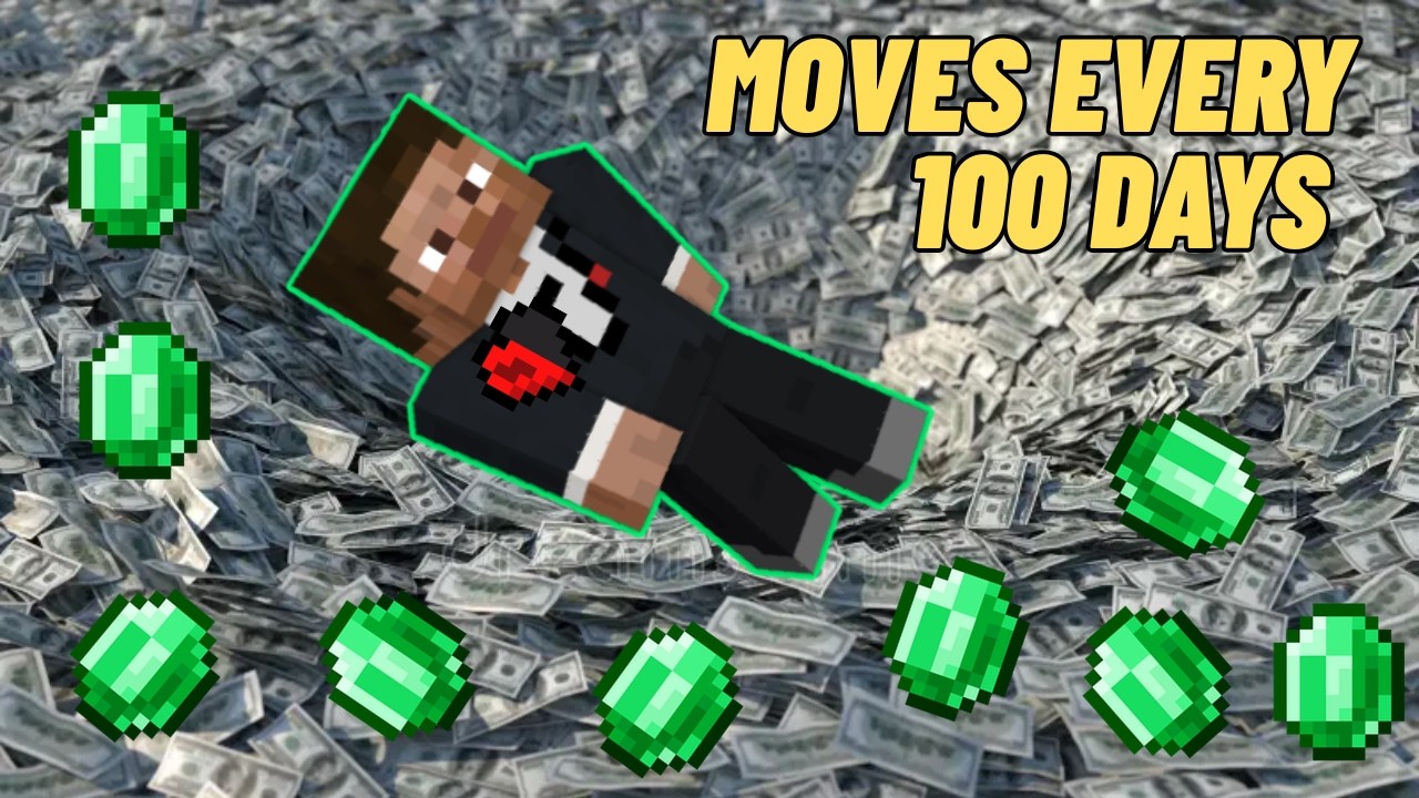 HERE COMES THE MONEY - Minecraft Hardcore (Moves Every 100 Days)
