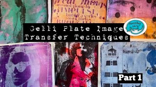 Magazine Image Transfer With The Gelli Plate Part 1