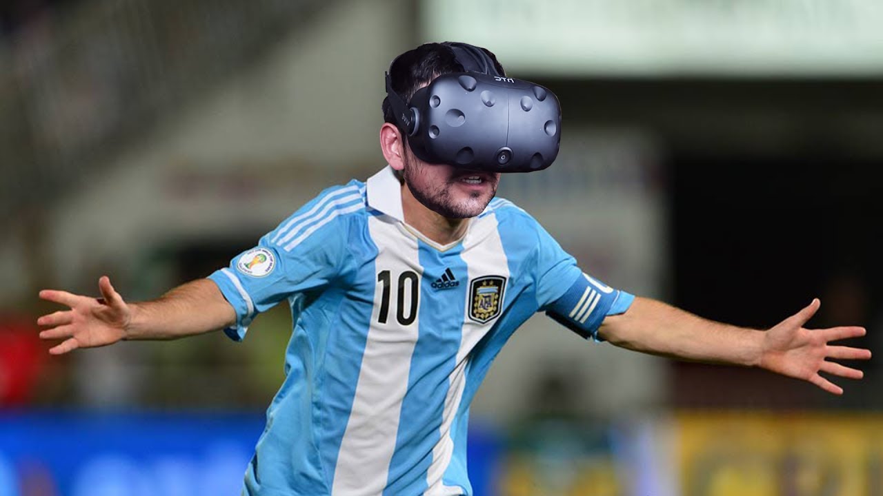 SIMULADOR DE DELANTERO DE FUTBOL EN REALIDAD VIRTUAL !! (HTC VIVE) - ElChurches funny moments in soccer