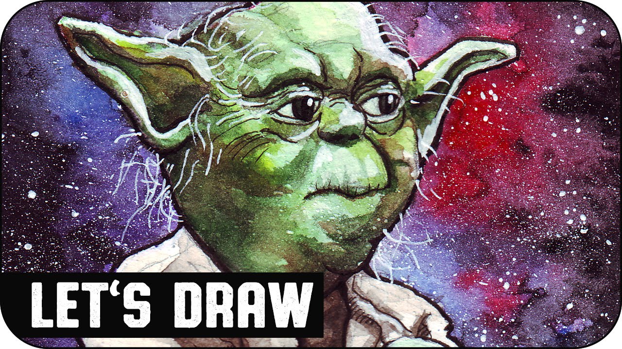Let's Draw YODA / Star Wars (Speed Painting) ▼ voidea