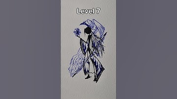 drawing stickman in different levels #drawing #sketch #stickman #drawingstickman #desenho