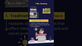 1 Minute Summary: The Millionaire Fastlane by M J Demarco: