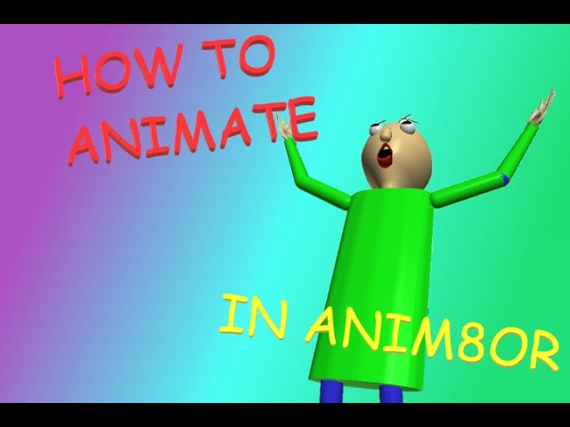 Baldi as seen in Baldi's Basics in Funkin, but it's badly made in  Anim8or! : r/BaldisBasicsEdu