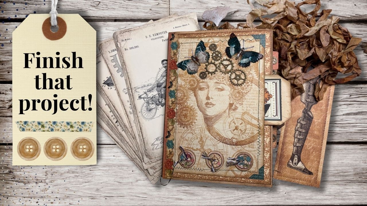 Журнал GRAPHIC 45 в стиле стимпанк — Часть вторая — Завершающие штрихи и беглый просмотр.