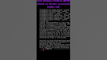 How Hackers Hack sensitive data public WiFi connected Device (MITM Attack)