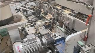 Solid wood auto drill, wood dowel inserting machine