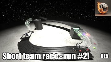 Second Marble Run in Unreal Engine | #marbles #marblerun #ue5 #animation #physics