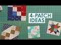 Effective 4 patch quilt block inspiration