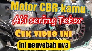 penyebab motor cb150r tidak bisa distater hanya bunyi cetek-cetek