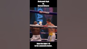 The Ukrainian Cat Oleksandr Usyk vs Dereck Chisora Highlights 😲 #shorts #shortsvideo #highlights