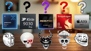 Exynos 2600 Vs Kirin 9030 Pro Vs Dimensity 9500 Vs Snapdragon 8 Elite Gen 5 Vs Apple A19 Pro