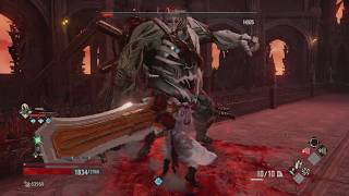 Code Vein - Crypt Spire: Blade Bearer and Cannoneer Bossfight: Ice Armor & Flame Protection (2019)
