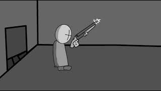 Madness grunt tests sawed off shotgun (gone wrong)
