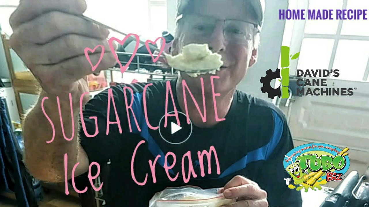 HOW TO MAKE SUGARCANE ICE CREAM at home 4 Easy steps YouTube