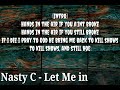 Nasty C ft. Blacksun - Let me in (Lyrics)