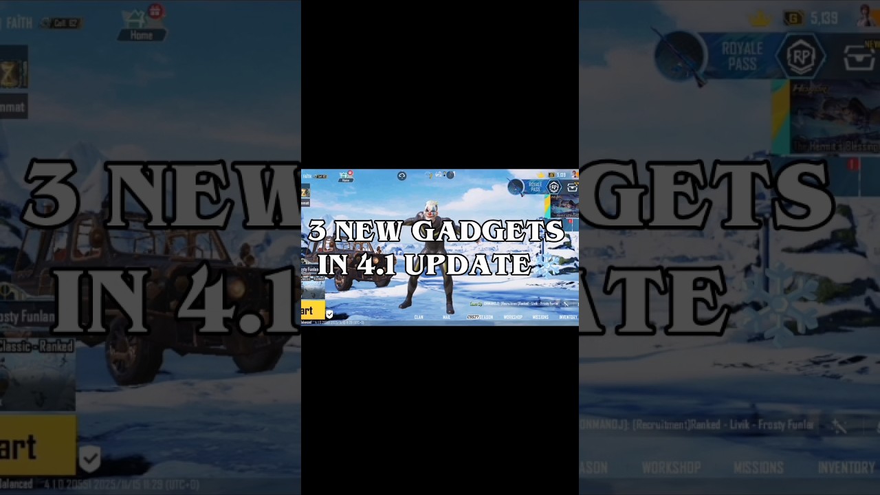 3 NEW GADGETS IN 4.1 UPDATE | PUBGMOBILE