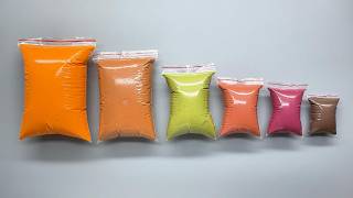 ASMR Clay Size Order Unboxing | Giant Orange to Tiny Brown Clay (Satisfying Sounds)