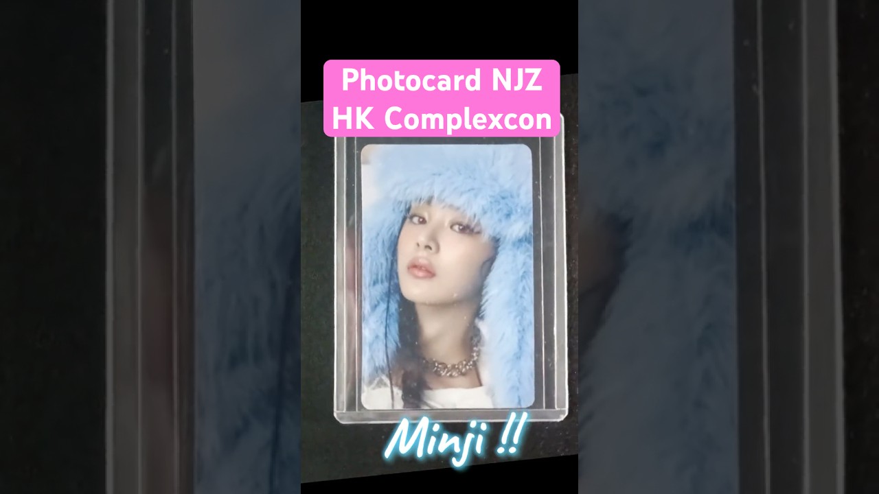 Super Rare Photocard Minji NJZ 엔제이지 Complexcon HK - YouTube