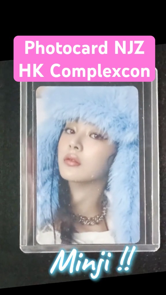 Super Rare Photocard Minji NJZ 엔제이지 Complexcon HK - YouTube