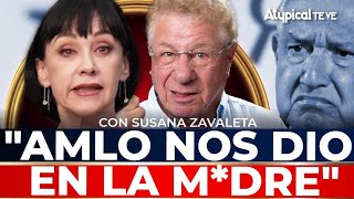 "NOS DIERON EN LA M*DRE": SUSANA ZABALETA EXPLOTA contra AMLO por NO APOYAR a la CULTURA