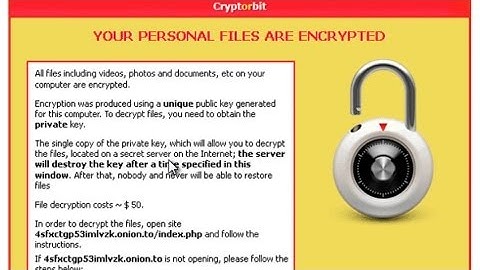 How to remove Cryptorbit/Bitcrypt virus and "HOWDECRYPT" your encrypted files for FREE