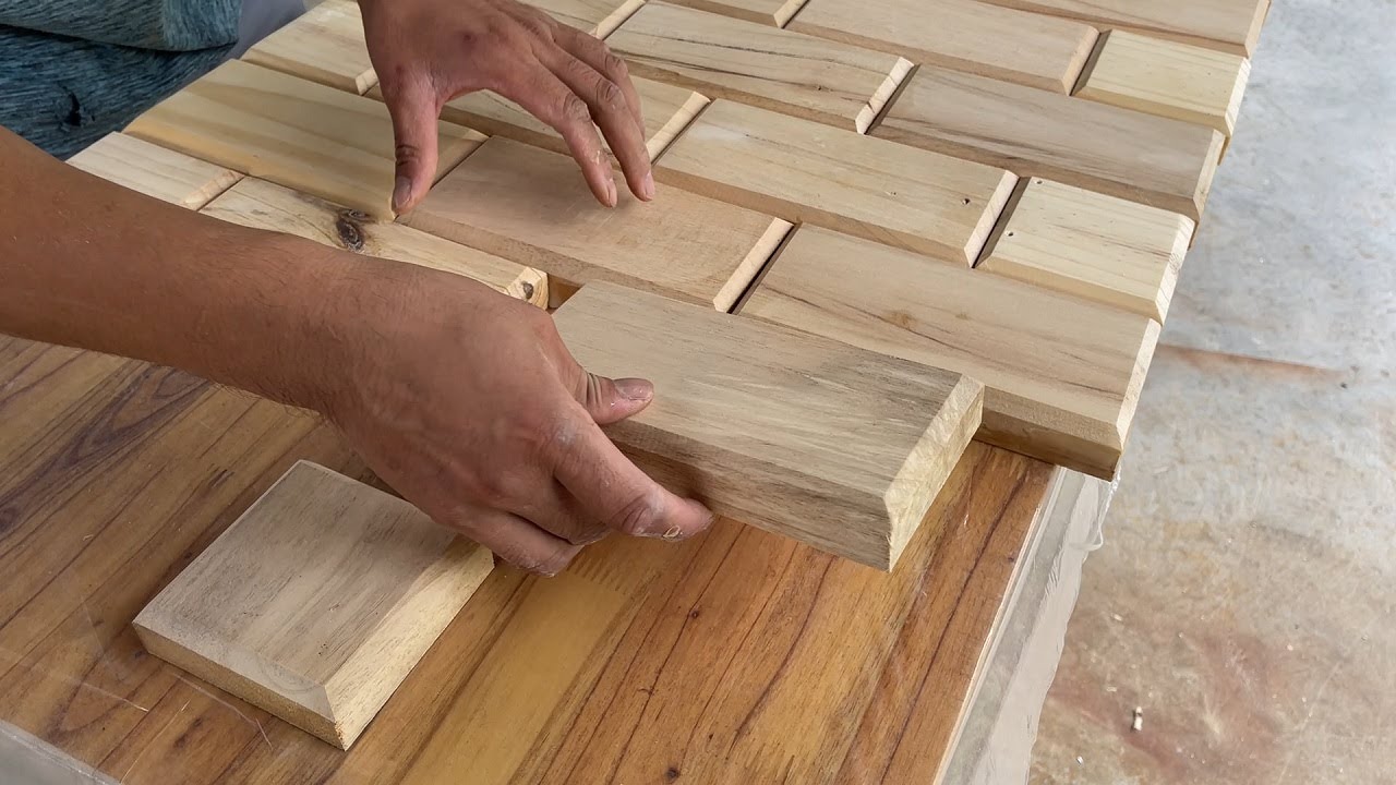 ⁣The Best Way To Use Old Wood // The Perfect Wood Recycling Project