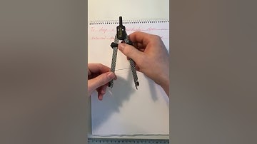 Dropping a perpendicular line from an external point to a given line.