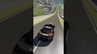 chevrolet camaro police car,crash test. beam ng drive. screenshot 3