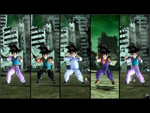 Kid Goten and Trunks damaged Gi from Movie 11 – Xenoverse Mods