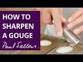 How to sharpen a gouge  paul sellers