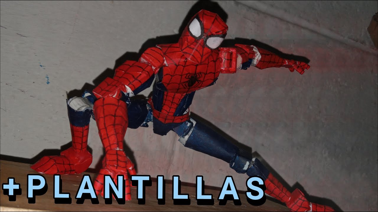 SPIDER MAN de PAPEL y ARTICULADO
