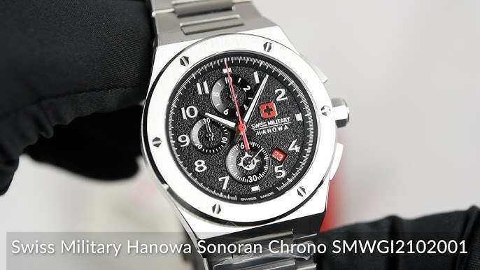 SMWGI2101702 - Chrono YouTube Hanowa Military Swiss Sidewinder