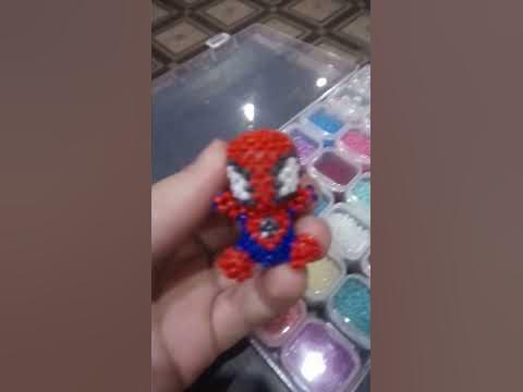 Человек паук из бисера #творчество #tiktok #music #амигурумиизбисера # ...